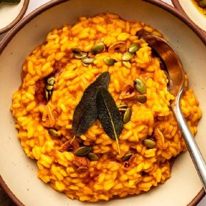 Pumpkin Risotto (Veg)