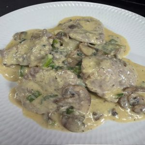 Veal Scallopini Alfungi