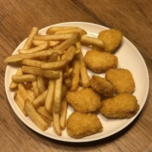 Chicken Nuggets and Chips