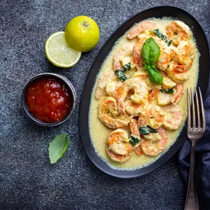 Garlic Prawns